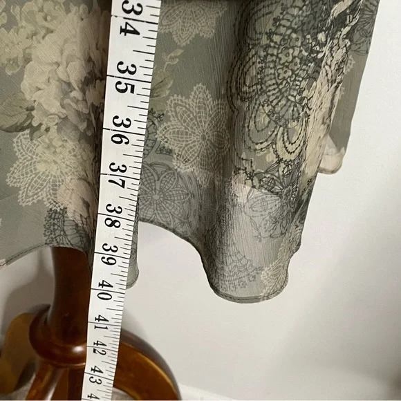 R&M Richards Vintage One Piece Dress Sz 16 Petite - Picture 6 of 11